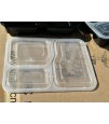 3 Compartment 150 Pack 34 oz  Food Storage Containers with Lids. 864 Cases EXW Los Angeles